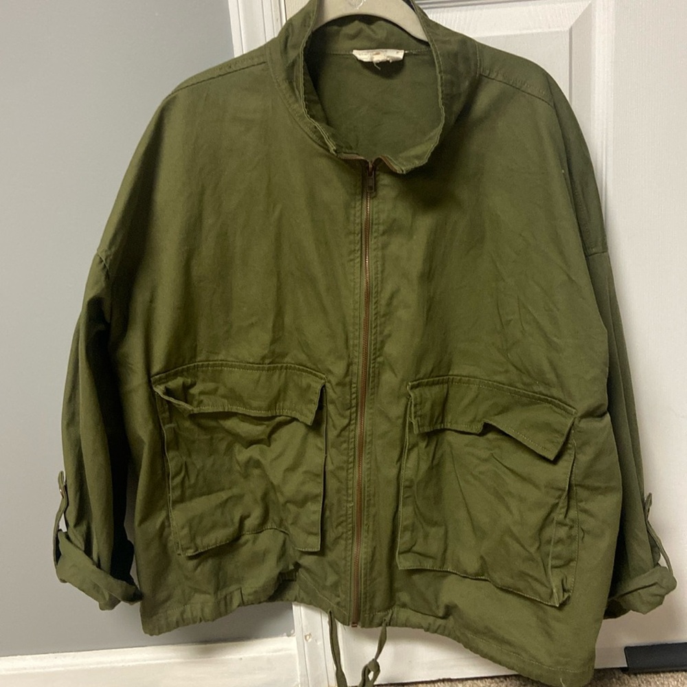 Perch by Blu Pepper green jacket